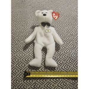 TY Beanie Baby - MR the Groom Wedding Bear  - With Tag - RETIRED